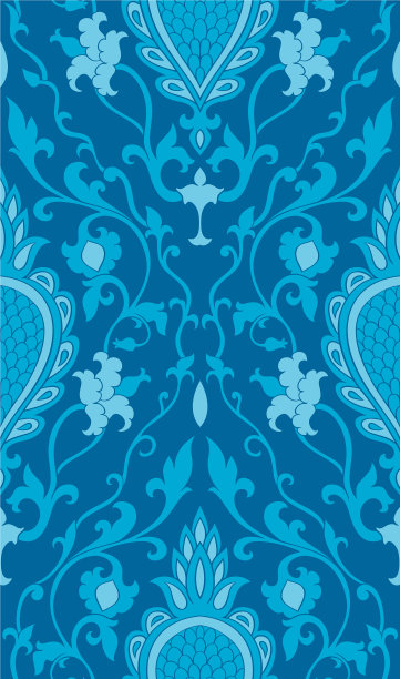 优雅的蓝绿色的模式图片下载