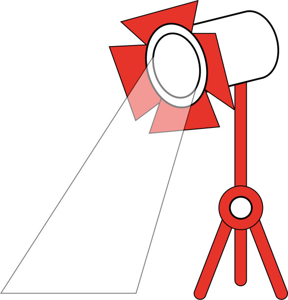 舞台灯光图标形象图片下载