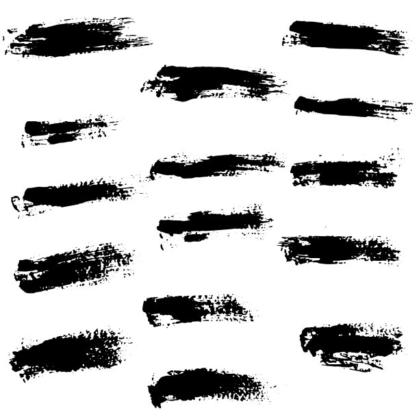 墨笔笔画组图片下载