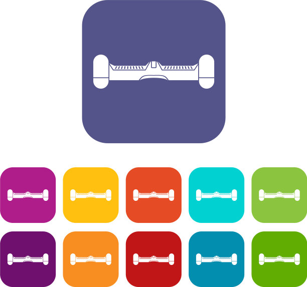 双轮自平衡滑板图标图片下载