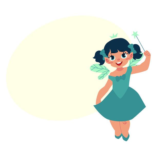 童话女孩幻想孤立图片下载