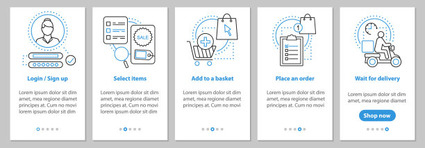 网上购物登陆屏幕图片下载