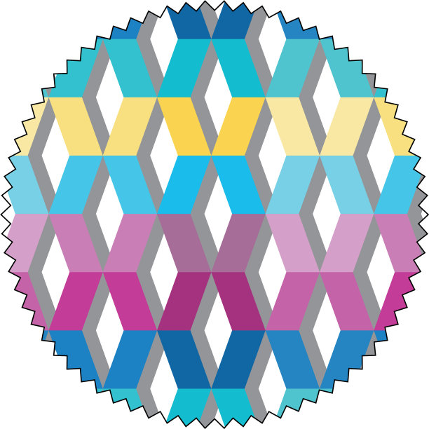 圆形图案形状图形背景图片下载