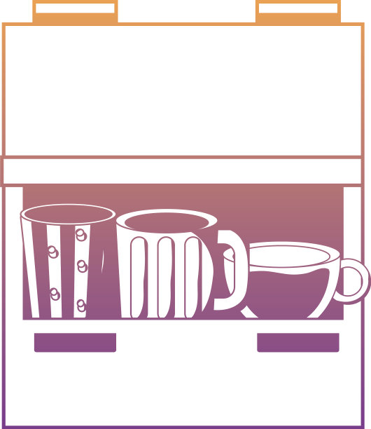 有瓶子的饮料抽屉图片下载