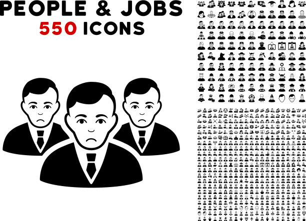 经理组图标与奖金图片下载