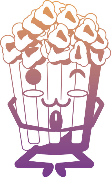 卡哇伊流行玉米桶图标图片下载