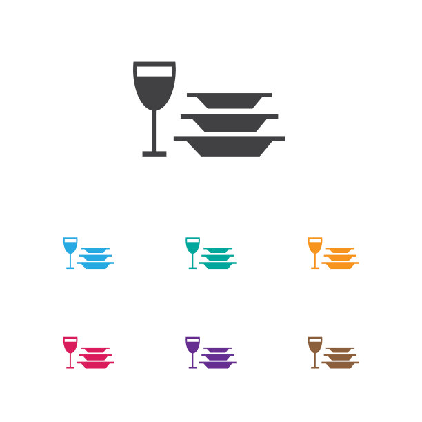 菜品图标上的厨师符号图片下载