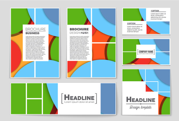 抽象布局的艺术背景设置图片下载