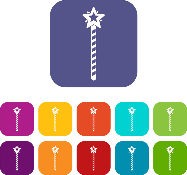 魔术棒图标设置平图片下载