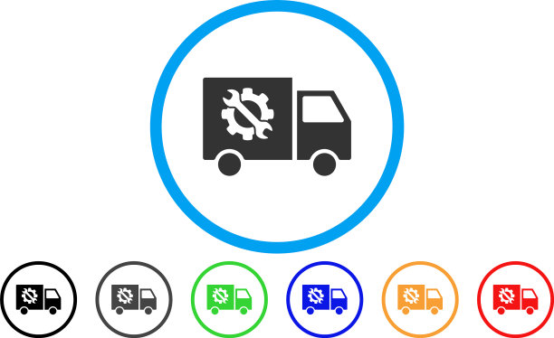 设备车圆形图标图片下载