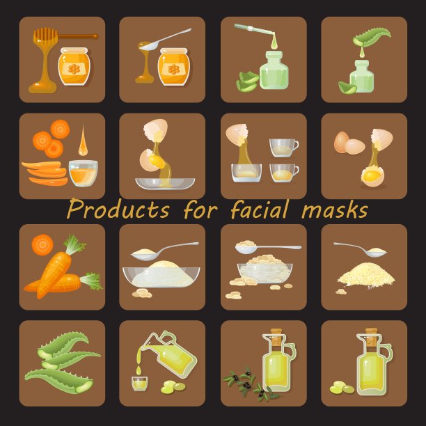 自制面膜的产品图片下载