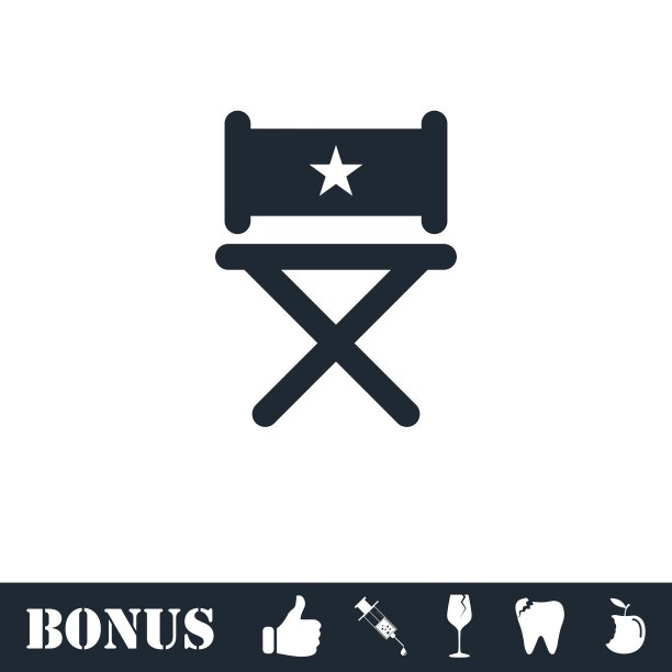 椅子图标平图片下载