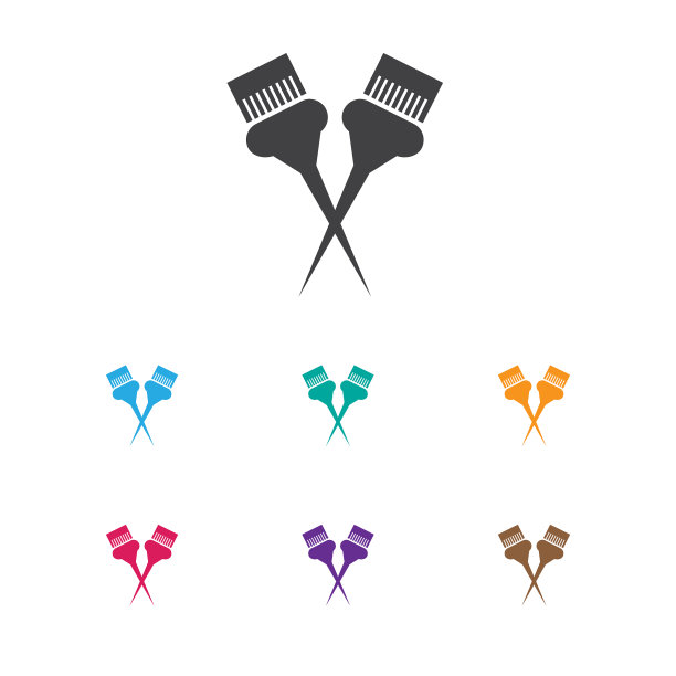 发型师的标志图片下载