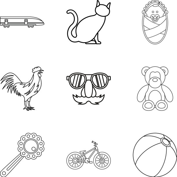 监督图标设置大纲样式图片下载