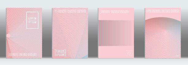 海报设计的几何线条图案图片下载