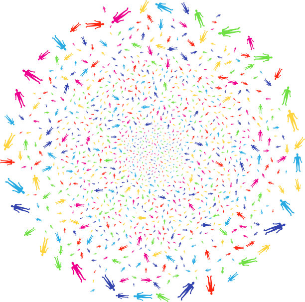 人类烟花团图片下载