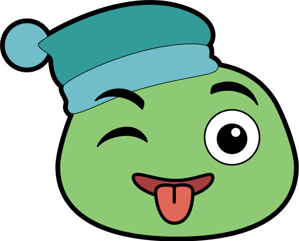 戴着睡帽的疯狂表情图片下载