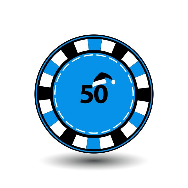 扑克筹码圣诞新年圣诞老人帽图片下载