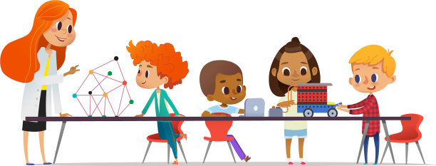 红发女教师和学生图片下载