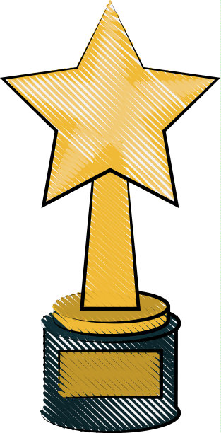 奖杯星形图标形象图片下载