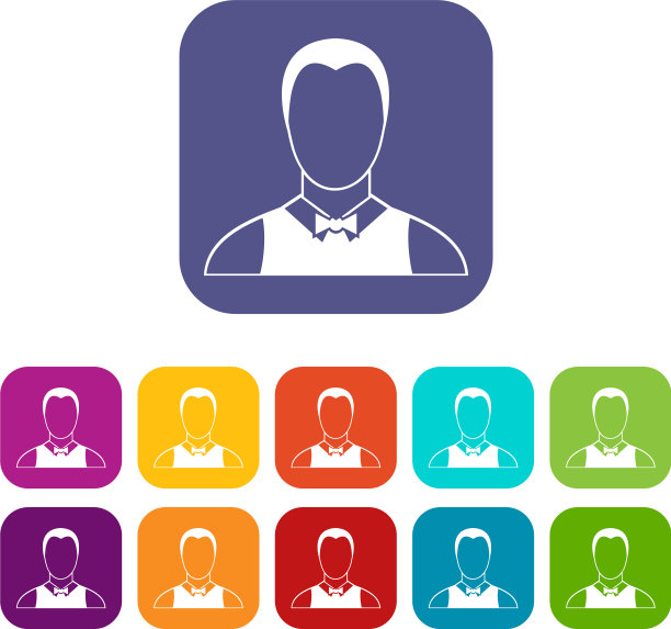 服务员图标设置图片下载