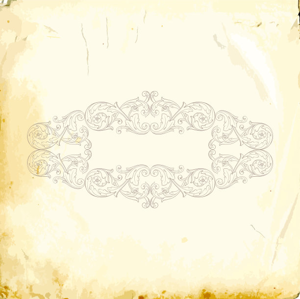 巴洛克复古元素的设计图片下载