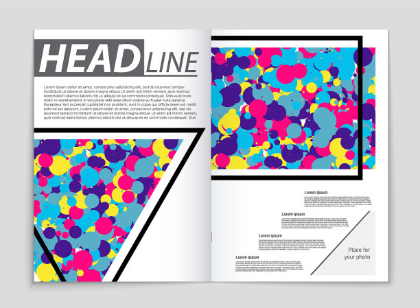 抽象布局的艺术背景设置图片下载
