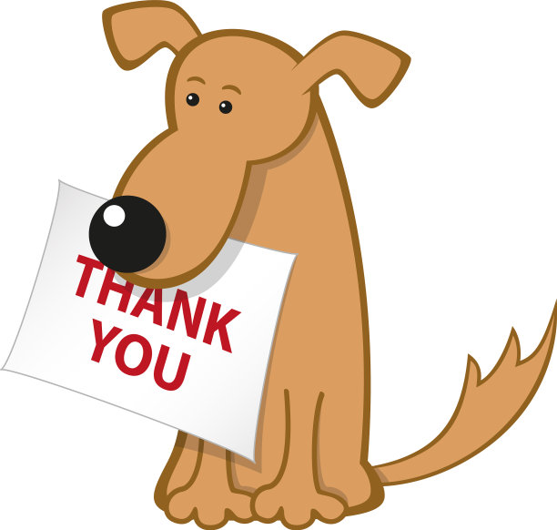 带信纸的卡通狗图片下载