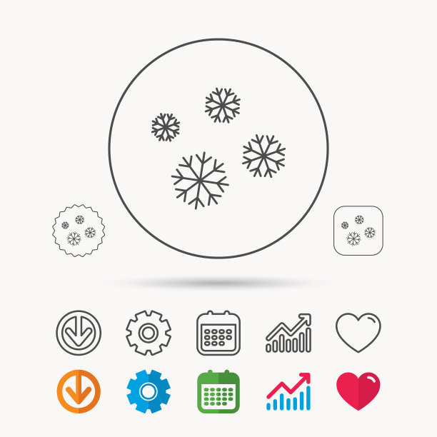 雪花标志雪花标志空调图片下载