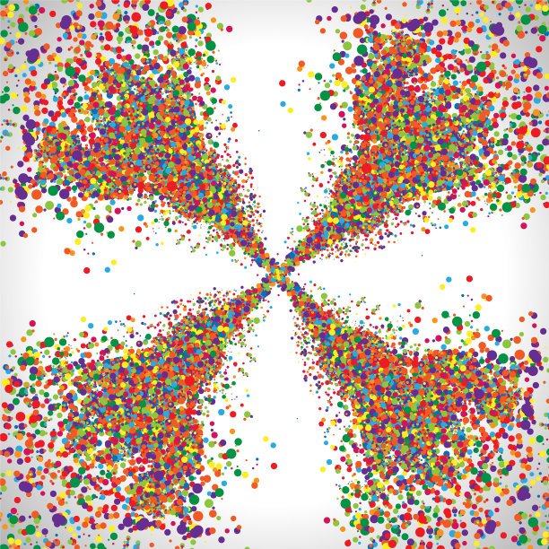 彩色的点图片下载