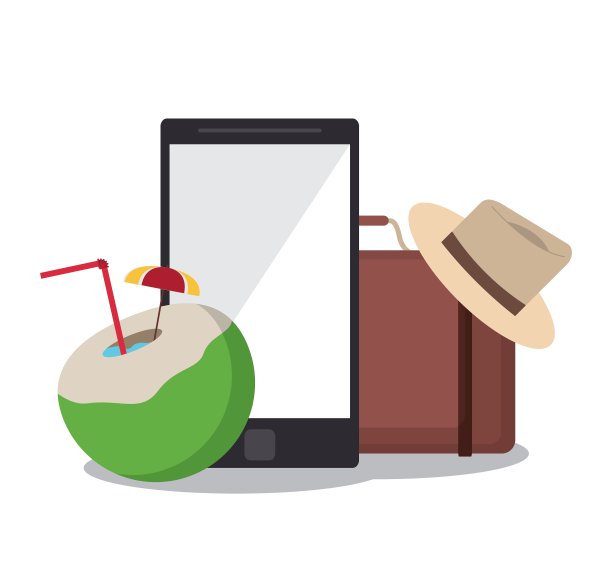 旅行的行李和旅游的概念图片下载