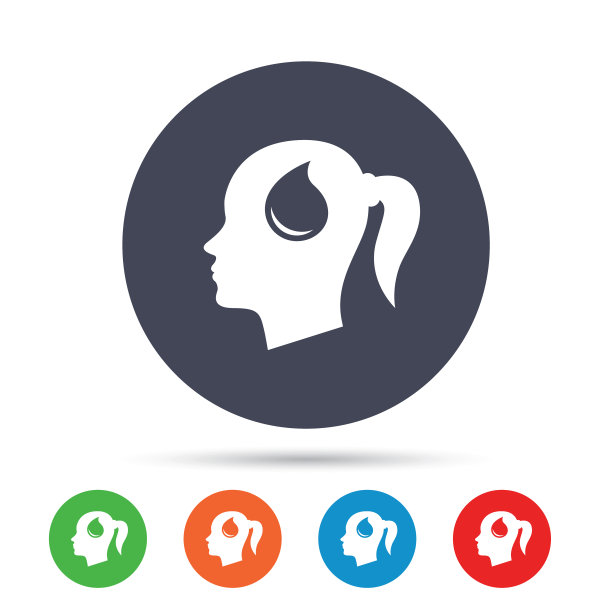 头像用下降标志标志着女头像图片下载