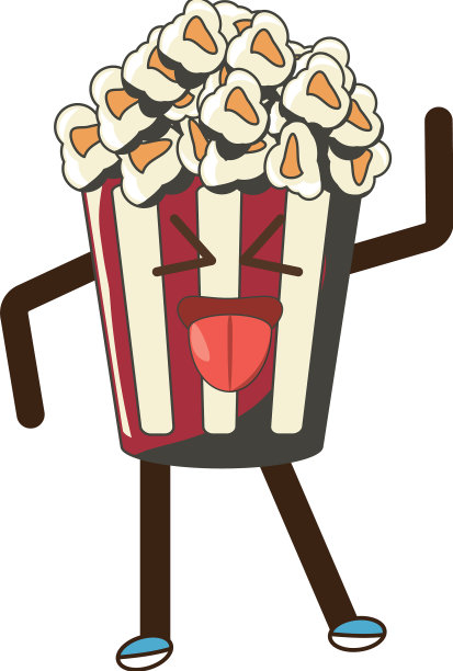 卡哇伊流行玉米桶图标图片下载