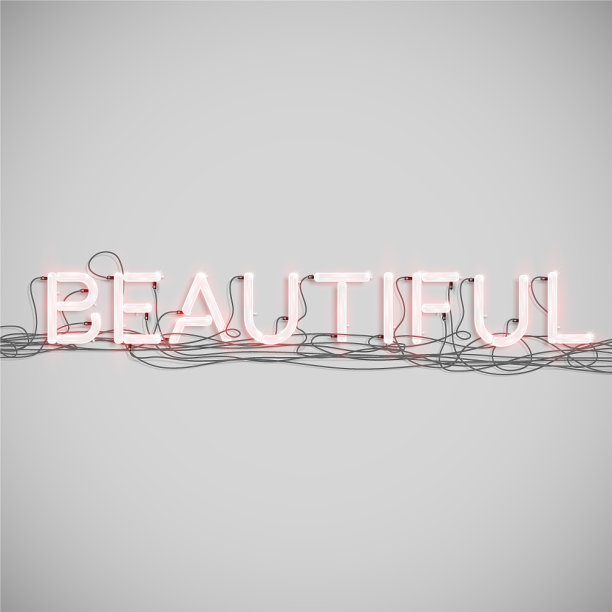 氖气电字型图片下载