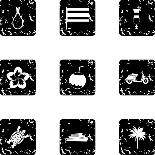 泰国乡村偶像设置垃圾摇滚风格图片下载