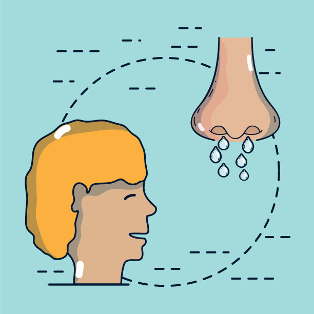 鼻炎过敏伴流涕感染图片下载