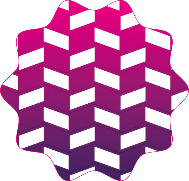 轮廓星与图案形状抽象图片下载