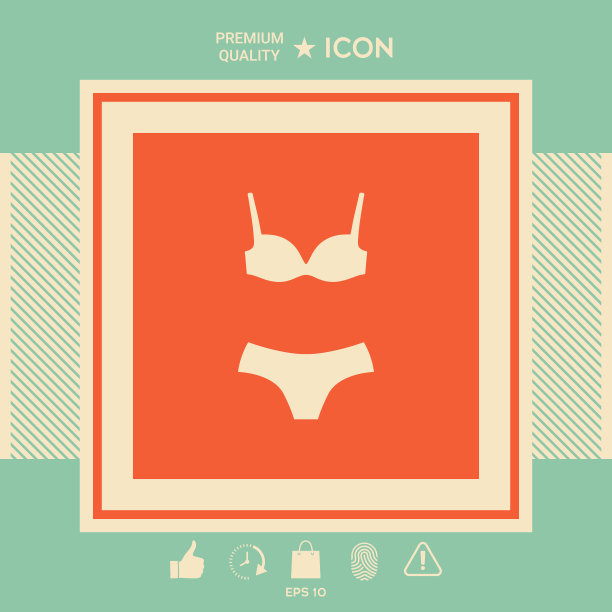 套式内衣或泳装两件套比基尼图片下载