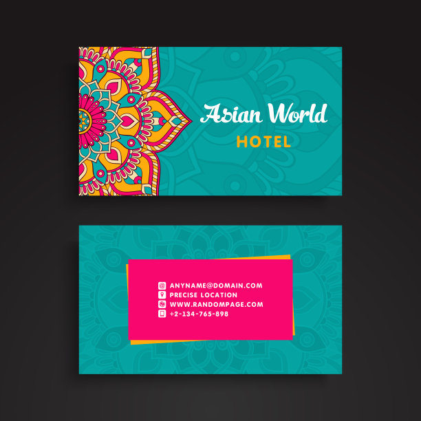 名片复古装饰元素图片下载