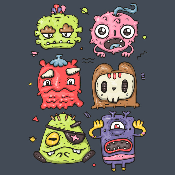 可爱的怪物图片下载