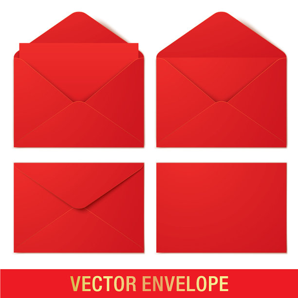 逼真的红包模型图片下载