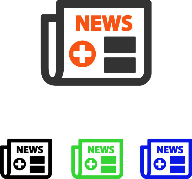 医学报纸平面图标图片下载