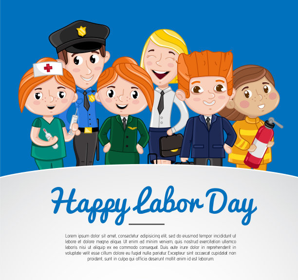 祝孩子们劳动节快乐图片下载