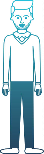 满身胡茬的男人，穿着毛衣图片下载