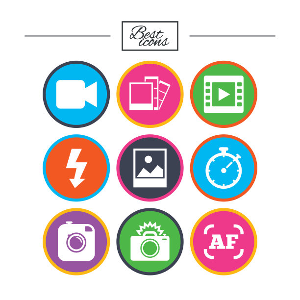 照片视频图标相机照片和相框图片下载