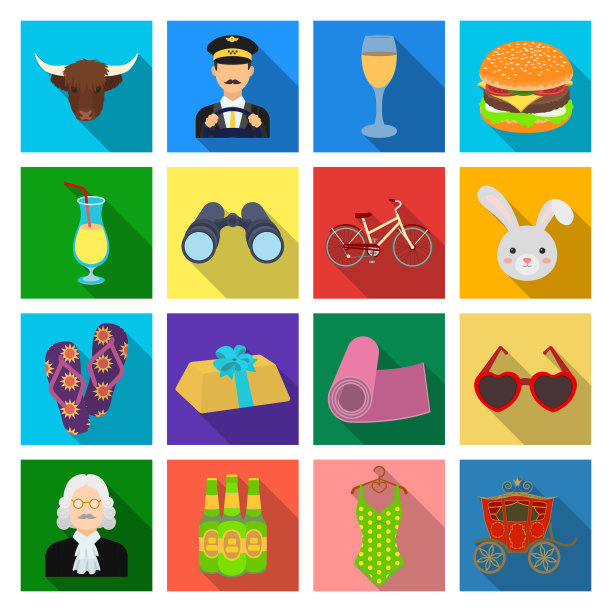 贸易纺织行业和其他网站图标图片下载