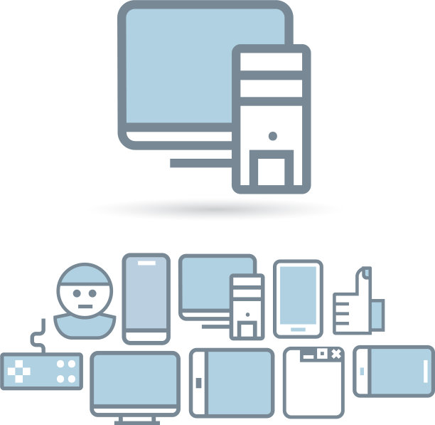 互联网技术图标集图片下载