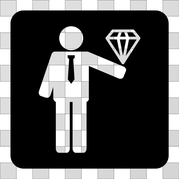 新郎钻石圆角方图片下载