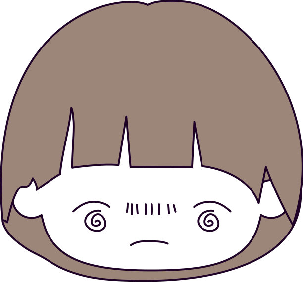 剪影的颜色部分和浅棕色的头发图片下载