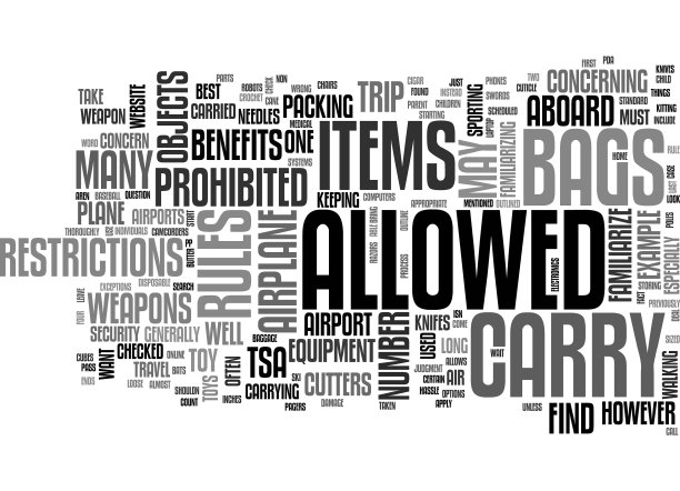 航空旅行你可以和不能携带什么图片下载
